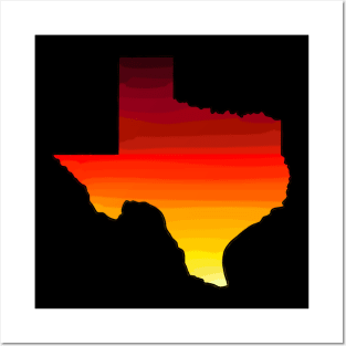 Texas Sunset Posters and Art